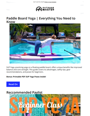Flex In Style: Get To Know SUP Yoga