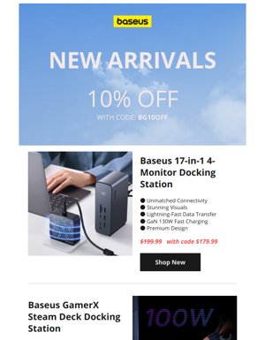 💖 Save 10% On Baseus New Arrivals! 💖
