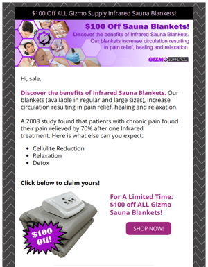 Discover The Benefits Of Infrared Sauna Blankets And Get $100 Off