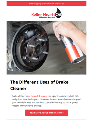The Different Uses Of Brake Cleaner