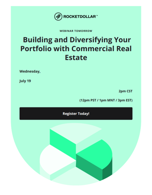 [Webinar Tomorrow] Learn About Investing In Commercial Real Estate With Your SDIRA And Equity Multiple.