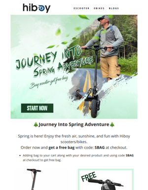 Journey Into Spring Adventure With Hiboy
