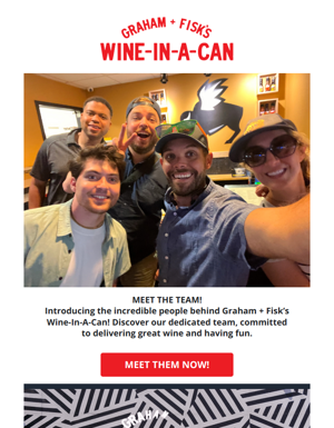 😎 Discover The Faces Behind G+F Wine-In-A-Can! 😎