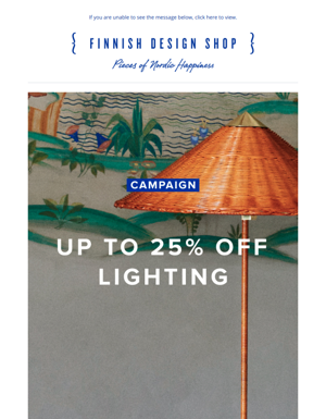 Ready For A Glow-up? Up To 25% Off On Lighting!