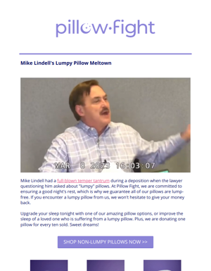 Mike Lindell MELTS DOWN Over His Lumpy Pillows During Deposition