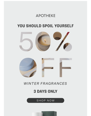 ✨ 24 Hours Left Of Our 50% Off Winter Fragrance Sale ✨