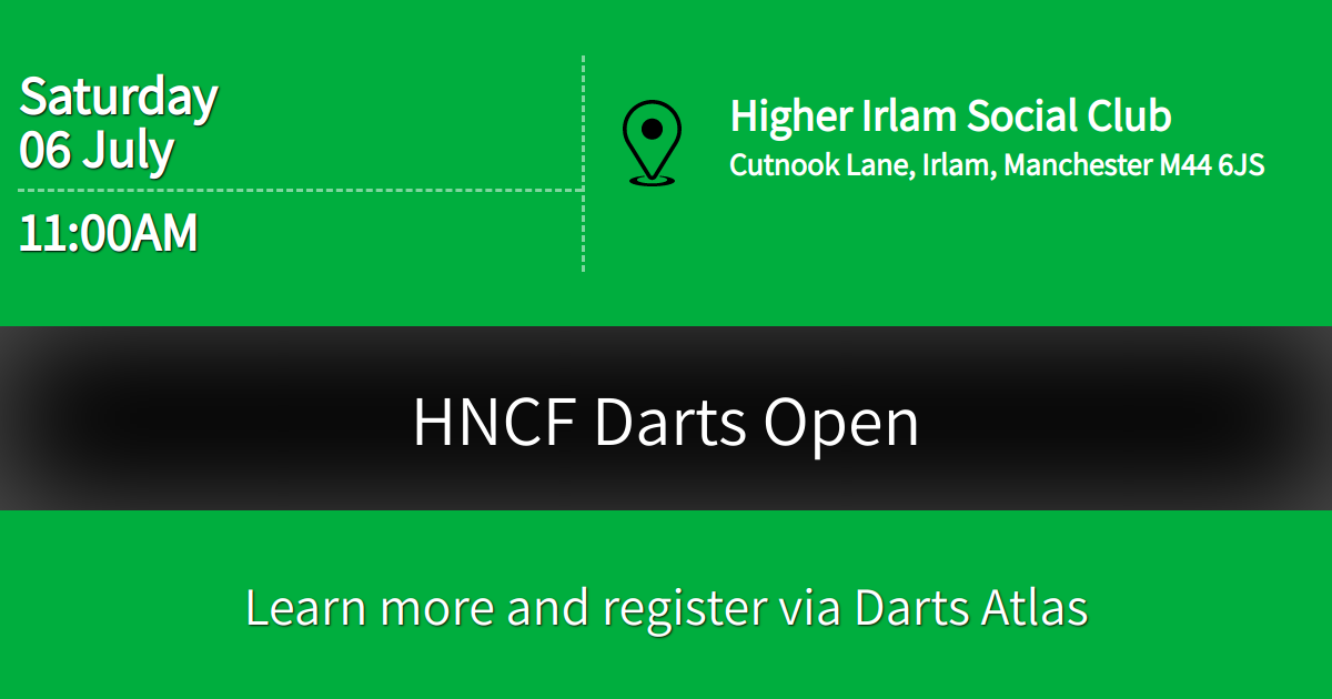 HNCF Darts Open