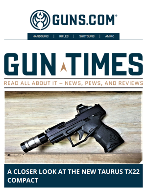 Gun Times: A Closer Look At The New Taurus TX22 Compact