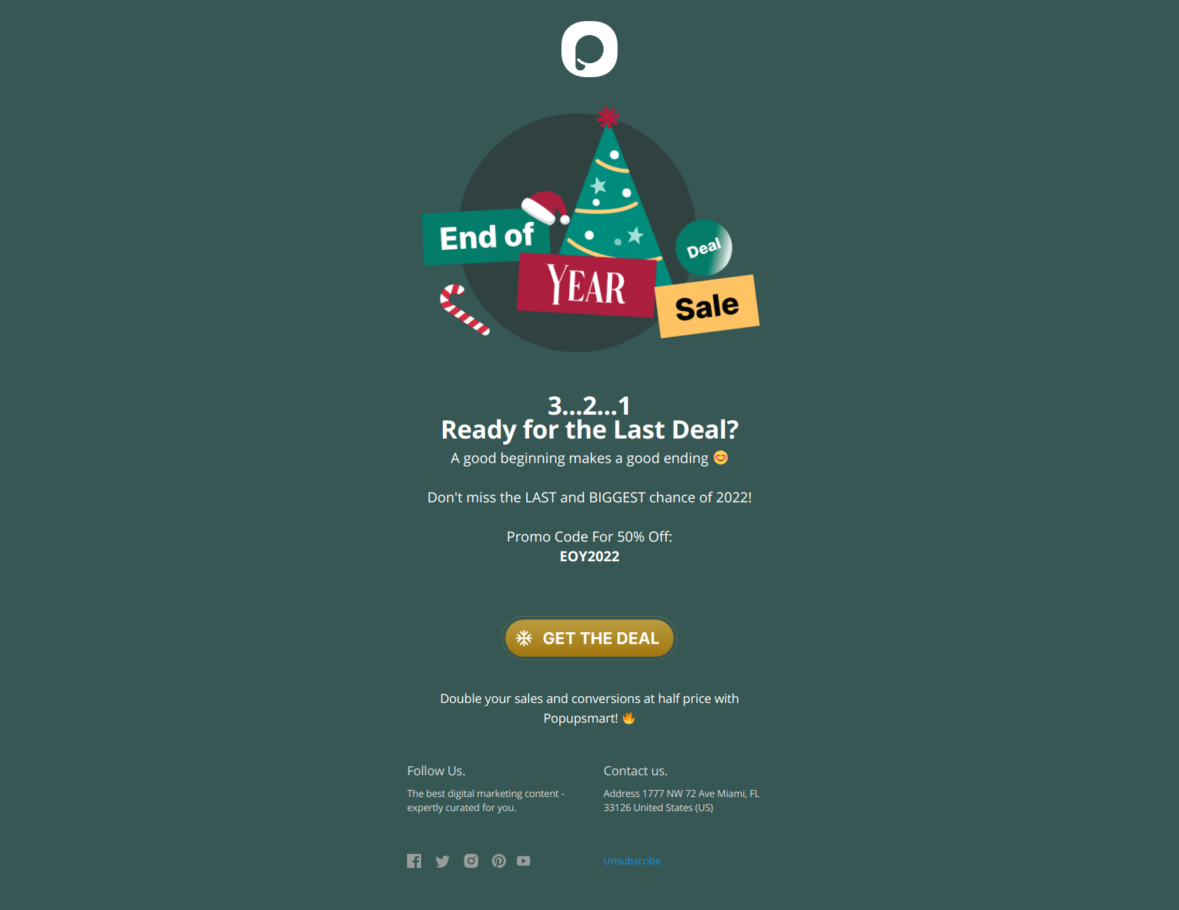 Start 2023 with 50% Off at All Popupsmart Plans 🎉