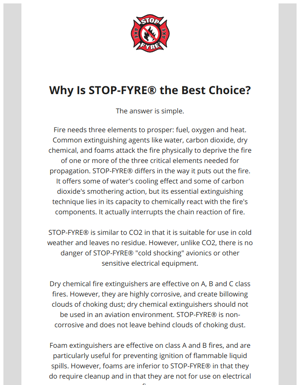 Why Is STOP-FYRE® The Best Choice?
