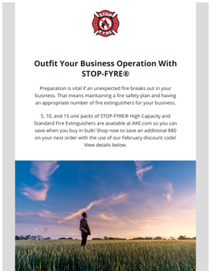 Outfit Your Business Operation With STOP-FYRE® 🔥