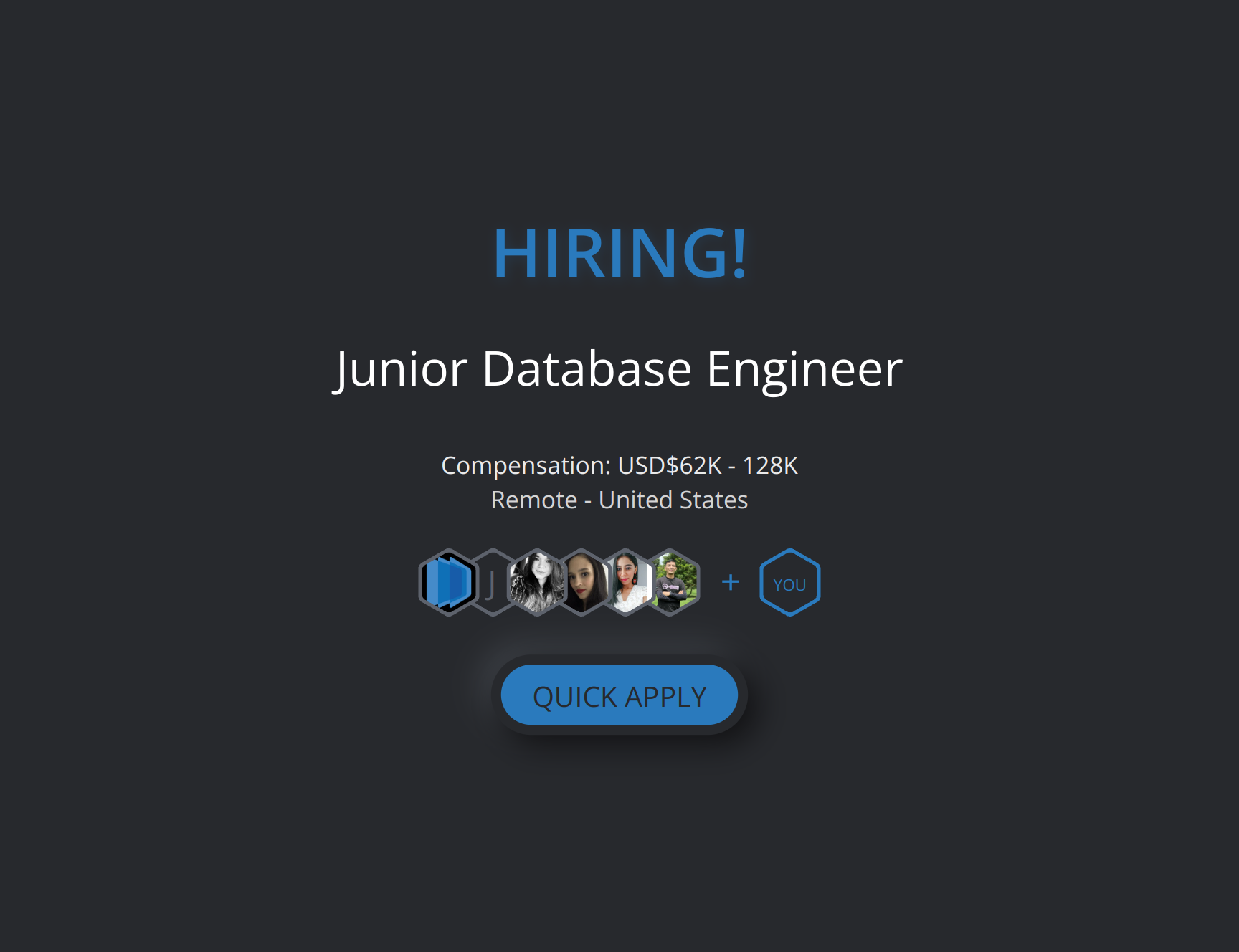 Junior database engineer at blueprint technologies torre