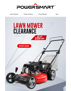Lawn Mower Clearance