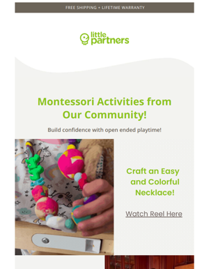 Montessori Activities Your Kiddo Will Love! ☀️