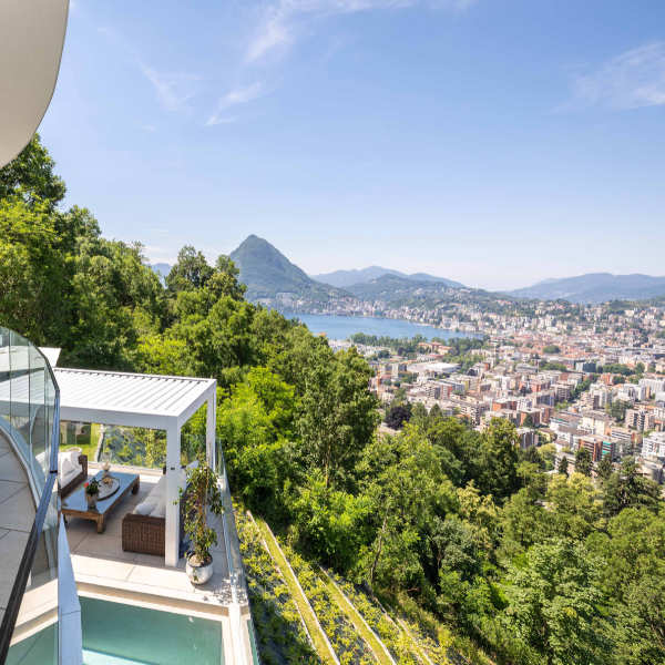 Eine Villensymphonie mit atemberaubender Aussicht (6962 Lugano)