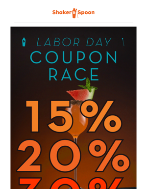 🚨 LIVE NOW! The Labor Day Coupon Race Is On!