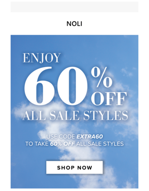Spring Sale!  Take An Extra 60% Off