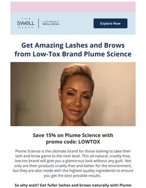 Introducing Gorgeous Eyes From Plume Science
