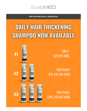 Thicken Your Hair With ScalpMED®