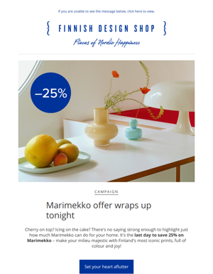 Last Chance: Lamps At Up To 25% Off | Marimekko For Less