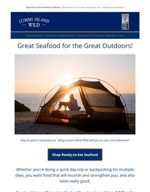 Great Seafood For The Great Outdoors! ⛺