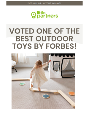 Voted One Of The Best Outdoor Toys By Forbes! ☀️