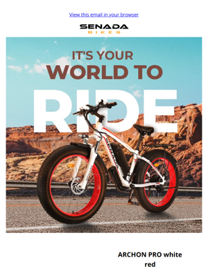 It's Your World To Ride