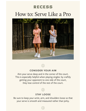 How To Serve Like A Pro