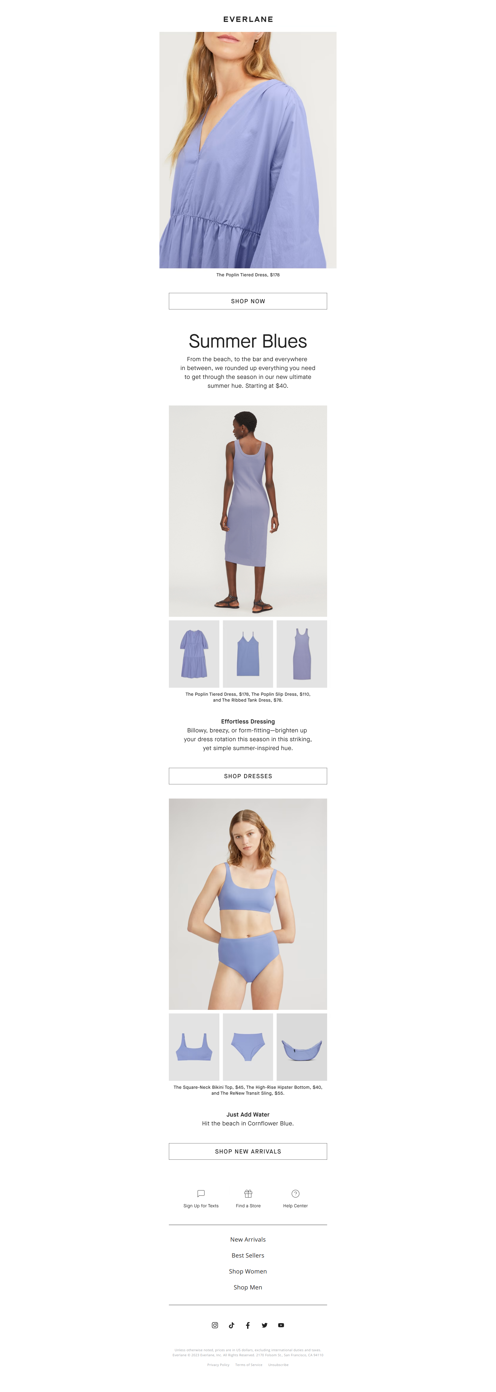 Introducing: Cornflower Blue - Everlane Newsletter