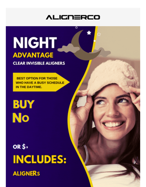 Start Your New Year Off Right - $25 Off For NightOnly Clear Aligners