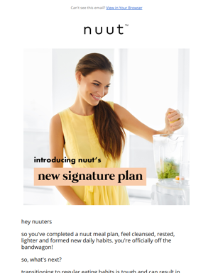 It’s Here: The Signature Meal Plan!
