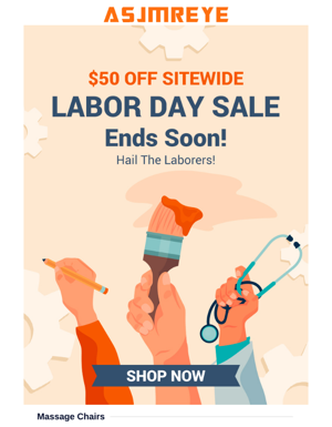 Ends Tonight: Extra Savings Labor Day Sale!