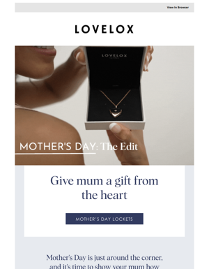 5 Heartfelt Lockets To Make Mum Feel Loved This Mother's Day