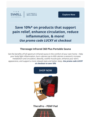 SAVE 10% On Pain Relief