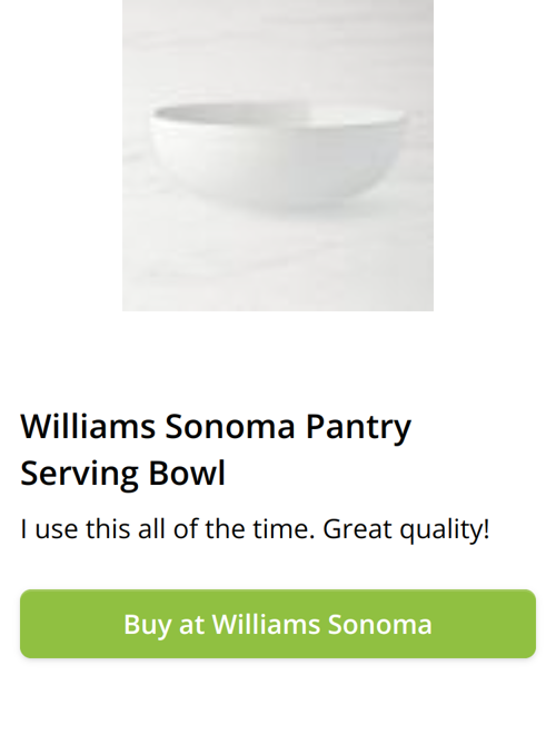 Williams Sonoma Pantry Serving Bowl