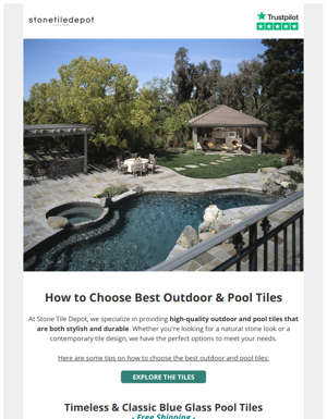 Best Outdoor & Pool Tiles | 2023's Latest Design Ideas