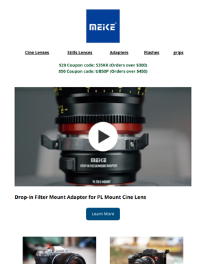 New Products: 60mm F2.8 Macro Lens,85mm F1.8 STM, Cine Lens Drop-in Filter Adapter