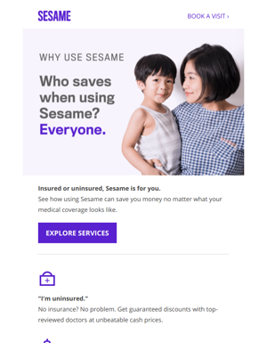 Who Saves When Using Sesame? Everyone.