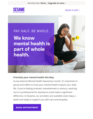 Mental Health Is So Important, We Made It Affordable