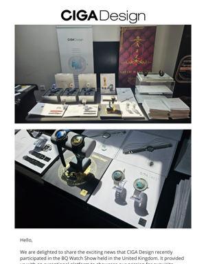 Share Some Details Of Our Presence At The BQ Watch Show