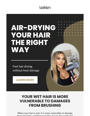 Air Dry Your Hair The Right Way