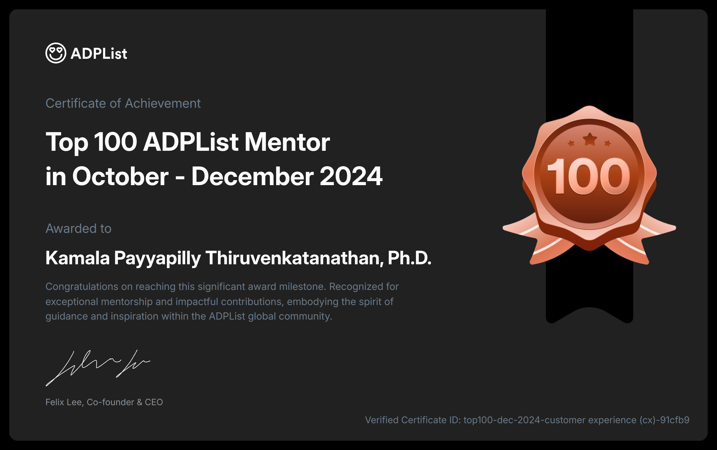 image of certificate