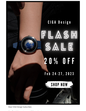 CIGA Design Flash Sale On Amazon US Starts Now!