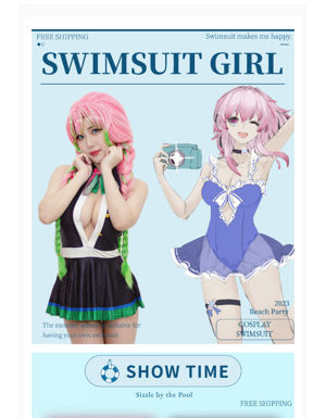FREE SHIPPING✈️- Anime And Game-Inspired Swimsuits Await!🤩🤩