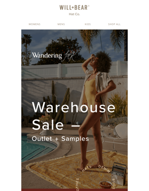 Our Warehouse Sale Is Back!