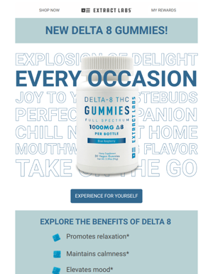 Have You Tried Our New Delta 8 Gummies?😋