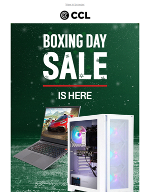 ✨ The Boxing Day Sale Is Here! ✨