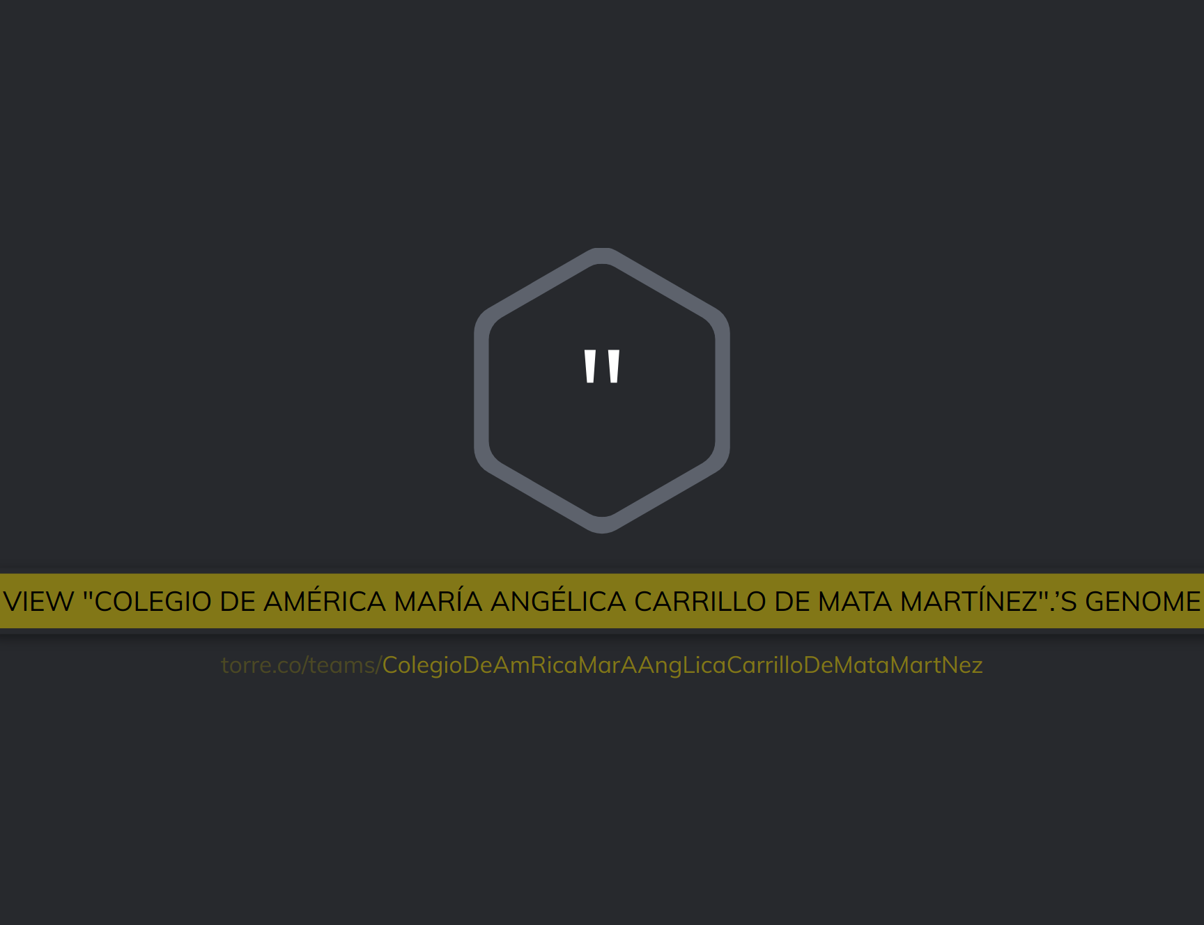 "Colegio de América María Angélica Carrillo de Mata Martínez". Torre