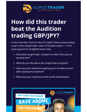 How Did This Trader Beat The Audition Trading GBP/JPY?