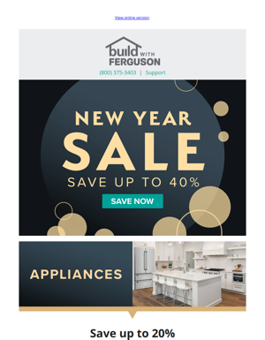 🎆New Year, New Sale, New Upgrades For Home!